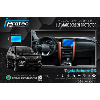 iProtec ฟิล์มใสกันรอยหน้าจอคอนโซนรถยนต์ (จอกลาง) TOYOTA FORTUNER , TOYOTA CROSS และ TOYOTA CRYSTA