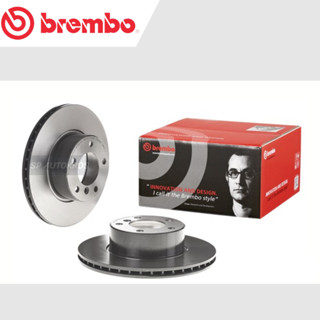 BREMBO จานเบรคหน้า BMW 5 Series E39 (520i 523i) (HC) 1995-2003 / 09 6924 11 / ราคา 1ใบ