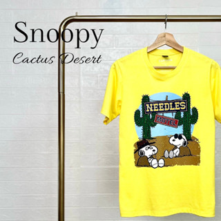 ลิขสิทธิ์แท้ เสื้อยืด Snoopy เกรดพรีเมียม ไม่หด ไม่ย้วย คอทตอน 100% มี 7 เฉดสี (คอลเลคชั่น Cactus vibes)