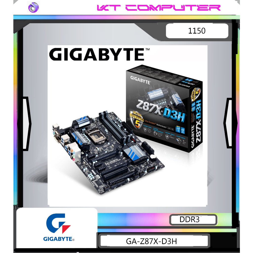 1150/MAINBOARD/GIGABYTE GA-Z87-D3H/DDR3/GEN4-5