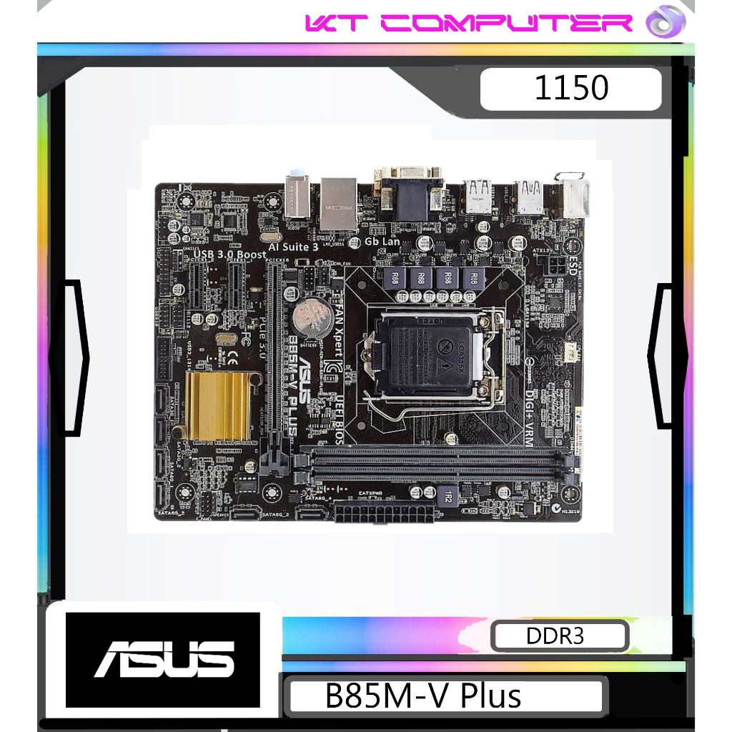 1150/MAINBOARD/ASUS B85M-V PLUS/DDR3/Gen4