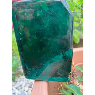 Peacock green glass raw material 1 .00 kg