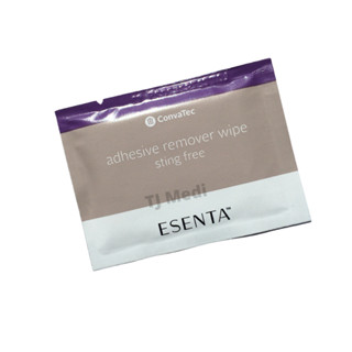 Convatec Esenta™ Adhesive Remover Wipe Sting freeแผ่นลอกและทำความสะอาด ถนอมผิวบริเวณที่ติดแป้น ช่วยให้ลอกแป้นได้ง่ายขึ้น