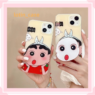 🎁ส่งของขวัญ🎁เคสไอโฟน สำหรับ 11 14 for iPhone Case 13 12 Pro Max แฟชั่น น่ารัก เครยอนชินจัง ป้องกันการตก เคสโทรศัพท์