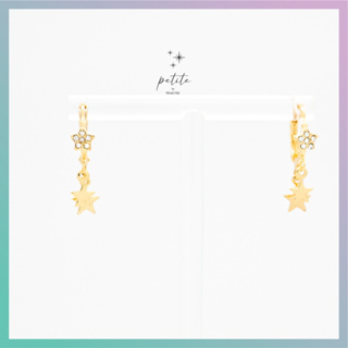 [petite by PRAKYRE] Starring Loop Earring - ต่างหูห่วงรูปดาว น่ารักกุ๊กกิ๊กแบบมินิมอล ใส่ได้ทุกวัน