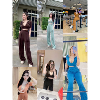 💎𝑵𝒂𝒏𝒕𝒂𝒏𝒂 𝑩𝒓𝒂𝒏𝒅’ 💎 ✨เซทคอปคอปกทูโทน   Set✨คอปคอปกทูโทนสุดปังจ้าา เสื้อเข้ารูปเว้ายั่วๆจ้า เซทนี้บอกเลยต้องเก็บ