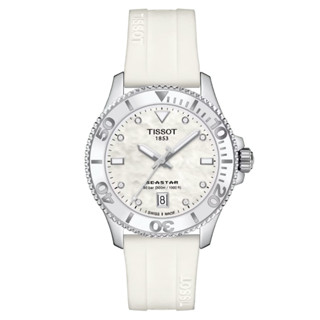 (ประกันศูนย์ไทย) TISSOT SEASTAR 1000 QUARTZ (36mm) White mother-of-pearl (Diamonds)