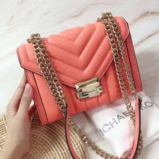 💖🔥โปรขาดทุนยับNew Michael Kors Small Whitney สีส้ม สวยๆ