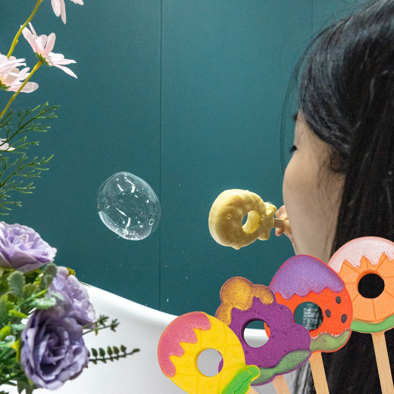 (สินค้าพร้อมส่งจากไทย) itim fruity bath bomb สไตล์ lush สบู่แช่ตัว สปาแช่ตัวในอ่าง (B27) - รูปที่ 2