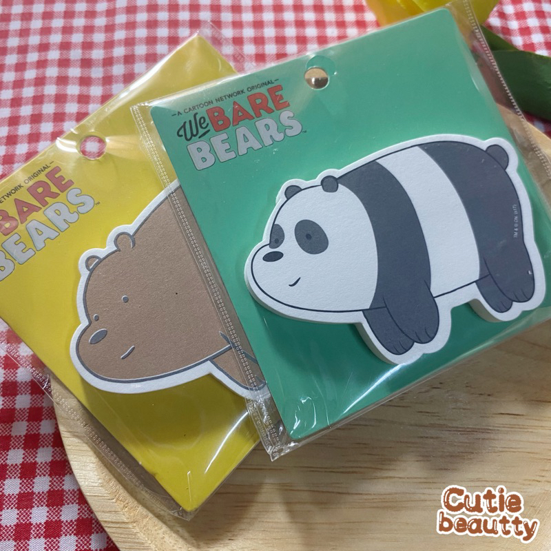 กระดาษโน๊ตกาว We Bare Bear (เต็มตัว)