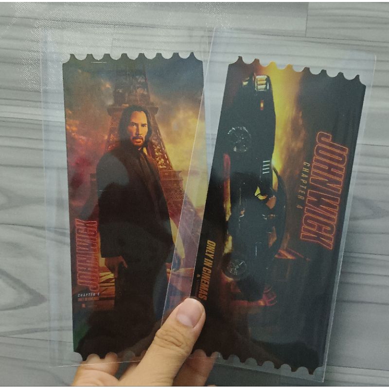 ตั๋วสะสม ตั๋ววิบวับ John Wick 4 จอห์นวิค 4 SF+ จาก SF Cinema Collectible Ticket แรงกว่านรก Keanu Ree