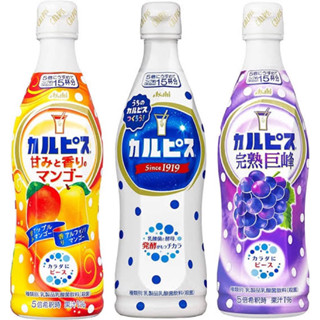 อร่อยที่สุดดด Asahi Calpis แบบเข้มข้น รสองุ่นเคียวโฮ รสองุ่นมัสกัส รสพีช รสธรรมดา