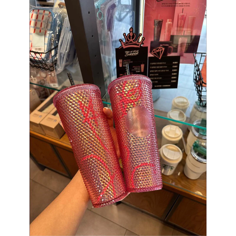 แก้ว Starbucks Blackpink สีชมพู thumbnail 5