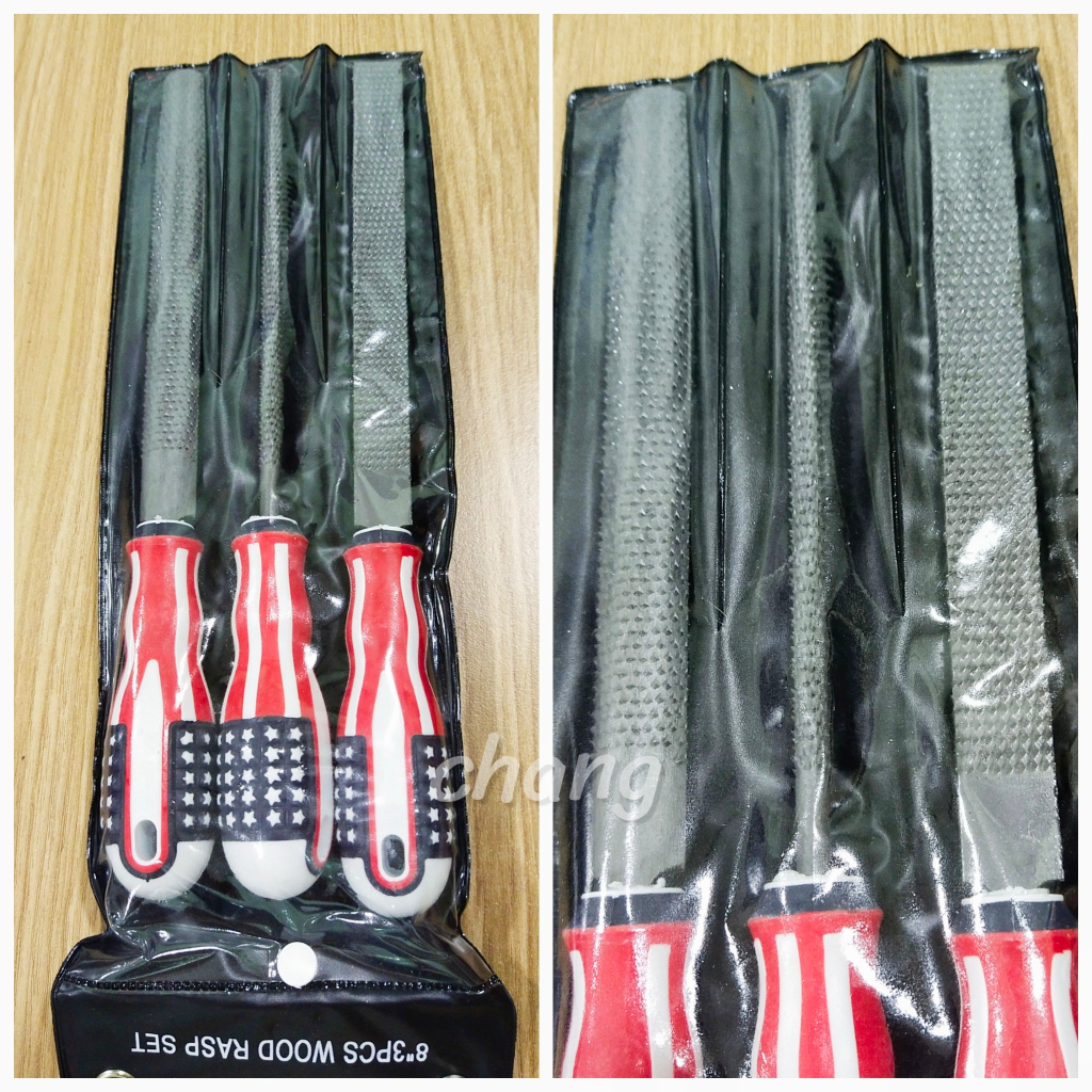 ตะไบ ชุด 3 ชิ้น มี 2แบบ แบบตะไบไม้ และ ตะไบเหล็ก เครื่องมือช่าง CH0205  โปรดอ่านรายละเอียดก่อนสั่งซื้อค่ะ