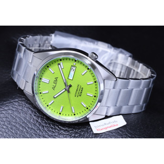 (แถมกล่องพกพา)นาฬิกา Alba Gelato Lime Automatic รุ่น AL4515X / AL4515X1