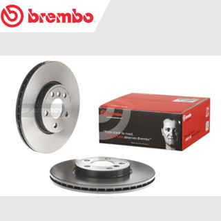 BREMBO จานเบรคหน้า BMW 2 Series F45 F46 2011-, X1 F48 (18i 18d) 14-, Mini F60 Countryman Cooper / 09 C350 11 / ราคา 1ใบ