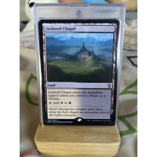 การ์ด MTG Isolated Chapel Land Magic the Gathering EDH รุ่น DOM สภาพ Nm