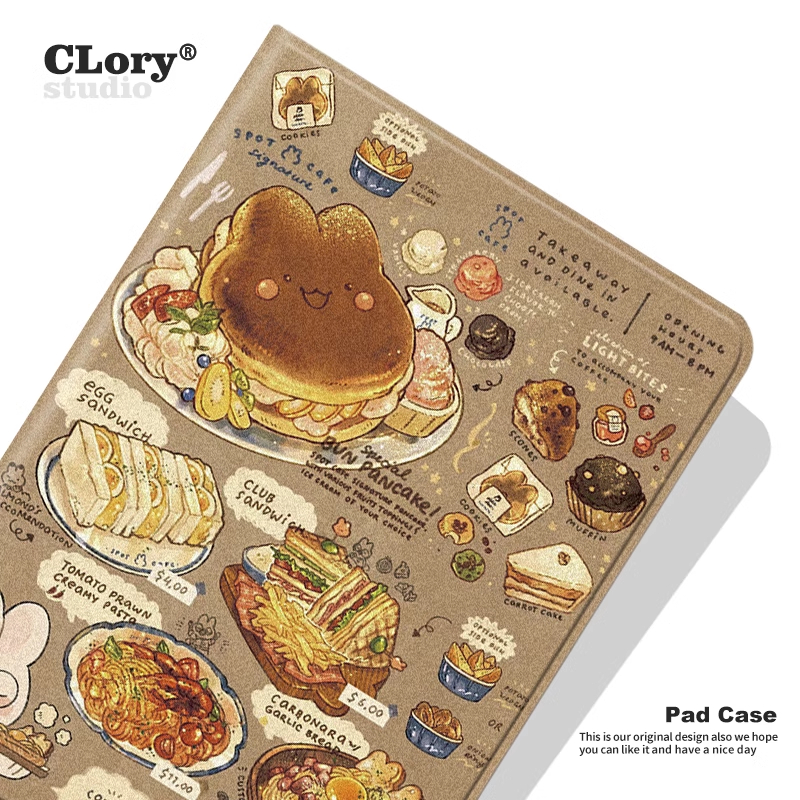 🚀จัดส่งทันที🚀 เคส iPad Pro13 2024 air7/6 air5 gen11คนทำขนมปังกระต่าย ช่องใส่ปากกา เคสไอแพด mini7 - รูปที่ 5