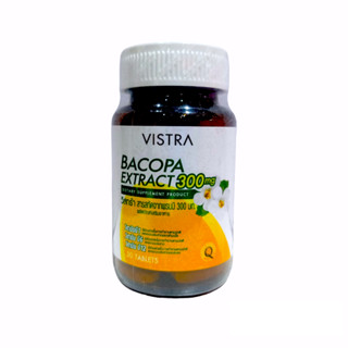 VISTRA BACOPA EXTRACT 300 mg.30s สารสกัดจากพรมมิ 8276 Exp.21/07/25