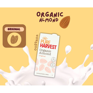 PureHarvest Organic Almond Original นมอัลมอนด์ออร์แกนิค รสดั้งเดิม