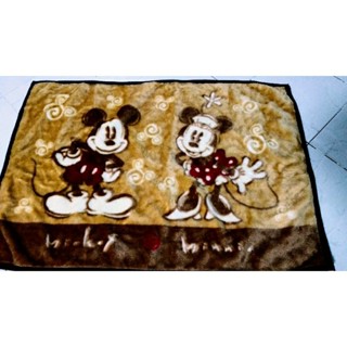 ผ้าห่มลำสี ผ้าคลุมตัว ลายมิกกี้เม้าส์ Mickey Mouse Disney ลิขสิทธิ์แท้จากญี่ปุ่น