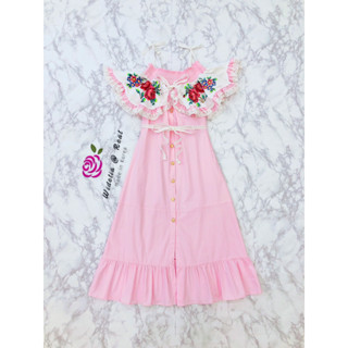 ราคาถูกที่สุด!! Widelia @ Real Vintage Dress เดรสปาดไหล่แสนสวย