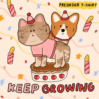 KEEP GROWING T-shirt ( 3XL-6XL )