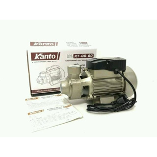 Kanto KT-QB-60 ปั๊มน้ำทรงหน้าหมู กำลังไฟฟ้า 370 วัตต์ 0.5แรง  กำลังรอบ 2850 rpm