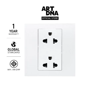 ART DNA รุ่น D3 Series Double Euro & American Socket design switch สวิตซ์ไฟโมเดิร์น สวิตซ์ไฟสวยๆ ปลั๊กไฟสวยๆ