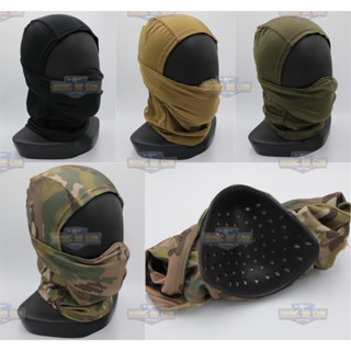 Tactical Headgear Gen2 (โม่ง+ตระแกรงกันปาก)  คุณสมบัติ : #สวมใส่สบาย #ผ้าเนื้อเบาระบายความร้อนได้ดี #สามารถสวมใส่ได้หลาย