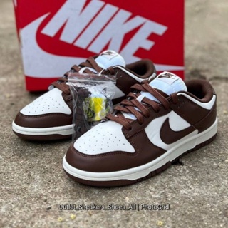 รองเท้า Nike Dunk Low Brown White Unisex ชาย หญิง [ ของแท้💯 พร้อมส่งฟรี ]