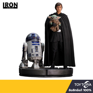 พร้อมส่ง+โค้ดส่วนลด Luke Skywalker, R2-D2 &amp; Grogu: The Mandalorian Legacy Replica 1/4 Scale  by Iron Studios (ลิขสิทธิ์)