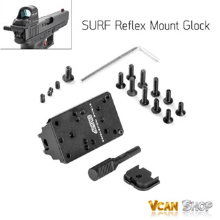 SI SURF Reflex Mount Glock เพลตติดดอทสำหรับปืน Glock รางติดดอท