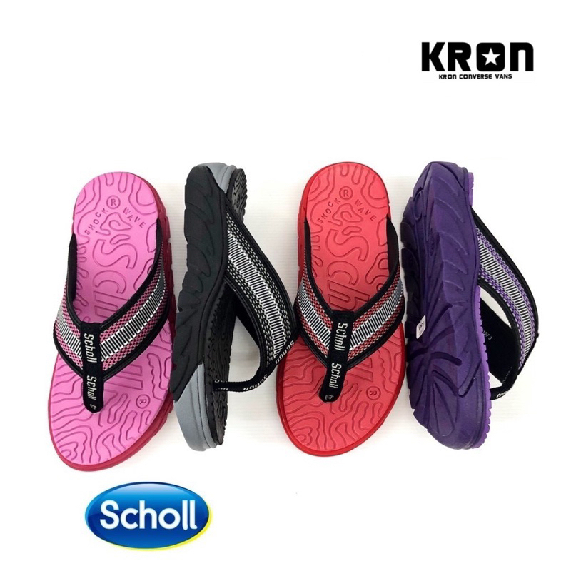 สินค้าพร้อมส่ง Scholl รุ่นBrazillian IIบราซิลเลี่ยน2 958 รองเท้าสกอลล์สำหรับหญิงและชายแบบหนีบ สินค้าลิขสิทธ์แท้จากบริษัท