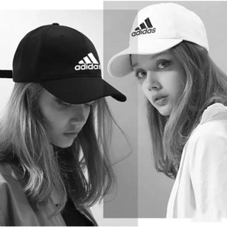 หมวกADIDASหมวกแฟชั่น หมวกผ้าฝ้าย สีทึบหมวกเบสบอลหมวกกลางแจ้งหมวกบังแดด ทรงสวย ราคาไม่แพงใส่ได้2ด้าน (สามารถปรับขนาดได้)