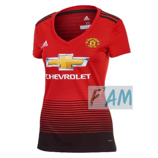 เสื้อบอลผู้หญิง ของแท้ ทีมแมนเชสเตอร์ ยูไนเต็ด Adidas Womens Manchester United 18/19 Home Jersey ไซส์ L รอบอก 36 นิ้ว