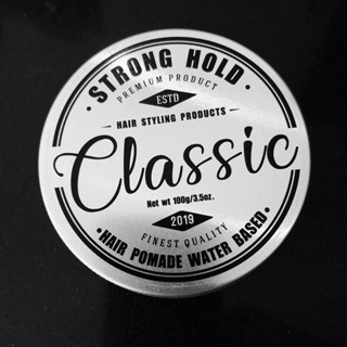 Classic Styling Pomade Strong Hold ผลิตภัณฑ์จัดแต่งทรงผมสุดพรีเมี่ยม 100g