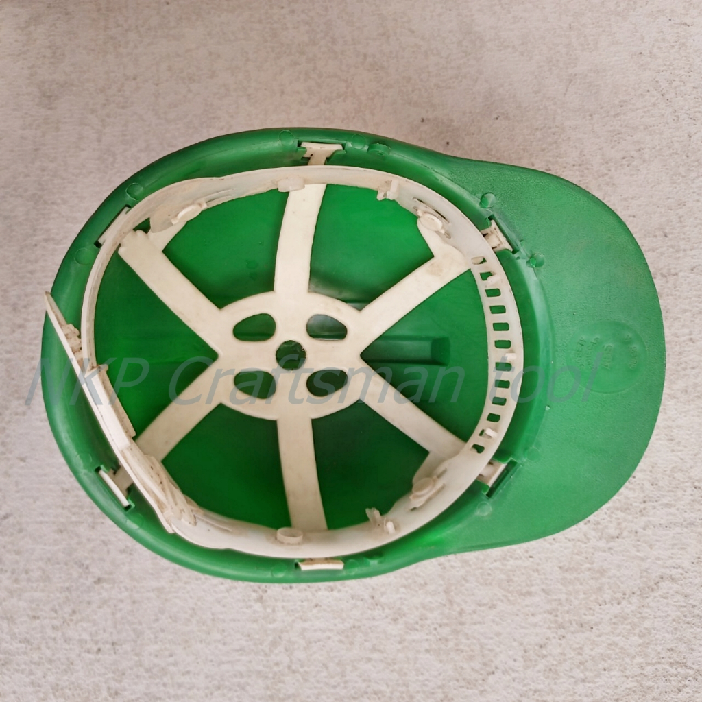 หมวกเซฟตี้ นิรภัย ป้องกันภัย สีเขียว ราคาถูก ระบายอากาศได้ดี - รูปที่ 5