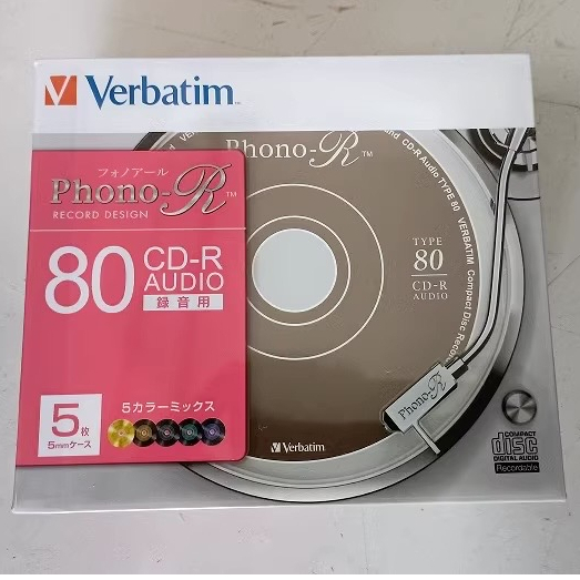 CD-R AUDIO MITSUBISHI ( pack.5 แผ่นมี 5 สี) รูปที่ 3