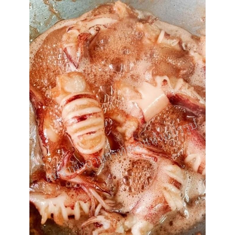 หมึกไข่ต้มหวาน หมึกต้มหวาน หมึกไข่แน่นๆไข่ทุกตัว สินค้าพร้อมทาน