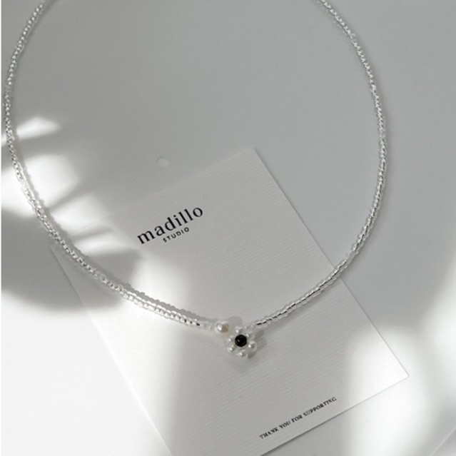 สร้อยคอรูปดอกไม้ madillo mini flower necklace สร้อยไปทะเล สร้อยใส่กับบีกีนี่ น่ารักสุดดด