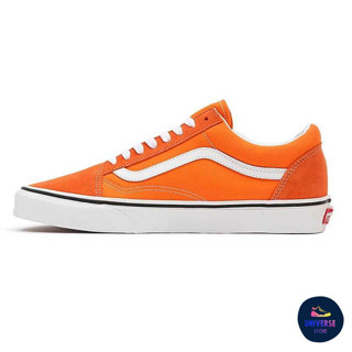 [ของแท้ ส่งฟรี จากไทย] VANS OLD SKOOL - ORANGE TIGER/TRUE WHITE