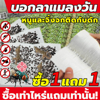 【ซื้อ 1 แถม 1】กาวดักแมลงวัน ไล่แมลงวัน ติดแมลงวันตัวใหญ่ ใช้งานง่าย กาวแน่น กาวเต็มแผ่น มีสารล่อแมลง กาวดักแมงวัน