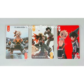 (พร้อมส่ง) ไพ่ มายฮีโร่ my hero academia บาคุโก คัตจัง มิโดริยะ เดกุ