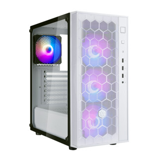 SILVERSTONE ( เคสพิวเตอร์ แบบเปล่า ๆ ) FARA R1 WHITE PRO ARGB ATX MID TOWER