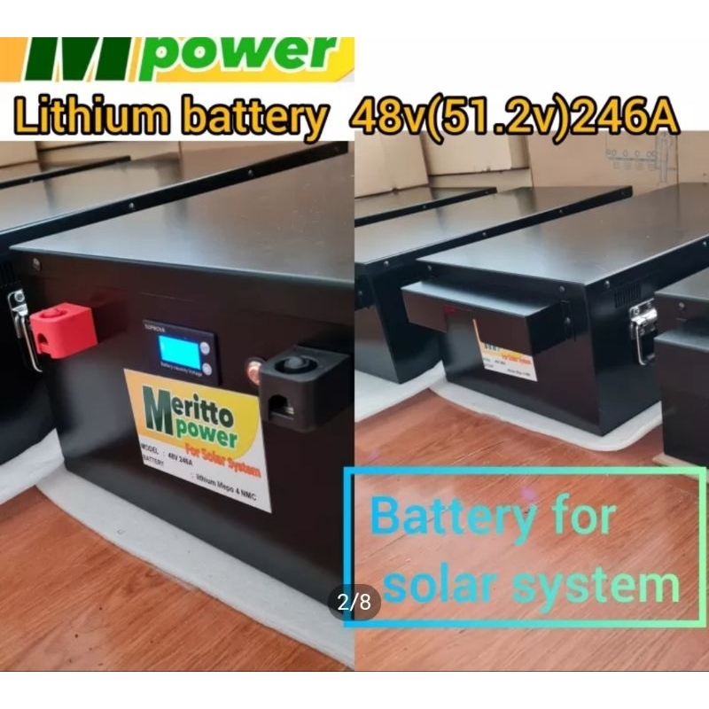Battery lithium ion NMC 51.2V246A แบตเตอรี่สำหรับระบบโซล่าเซลล์ก่อนสั่งซื้อสอบถามข้อมูลจากร้านก่อนครับ