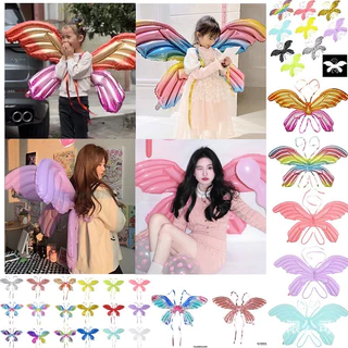 ส่งจาก กทม ร้านไทย (ส่งของทุกวัน) ลูกโป่ง ปีกผีเสื้อ ขนาดกลาง ขนาดใหญ่ ใส่ไปปาร์ตี้สนุกสนาน โดดเด่น มีหลายสีให้เลือก