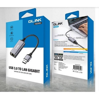 GLINK USB3.0 to RJ45 10/100/1000 GL-041A ตัวแปลง USB3.0เป็นLanGigabit  GL041A