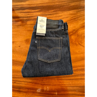 Levi’s made &amp; crafted 501 ปี 1980 Big E ผ้าดิบ STF ริมน้ำเงิน