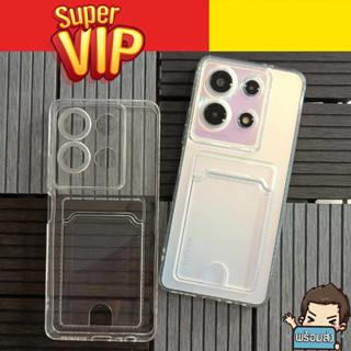 เคส ยาง TPU กันกระแทก พร้อมที่ใส่บัตร สำหรับ Infinix Note 30 4G Note 30 5G Note 30 VIP Hot 30